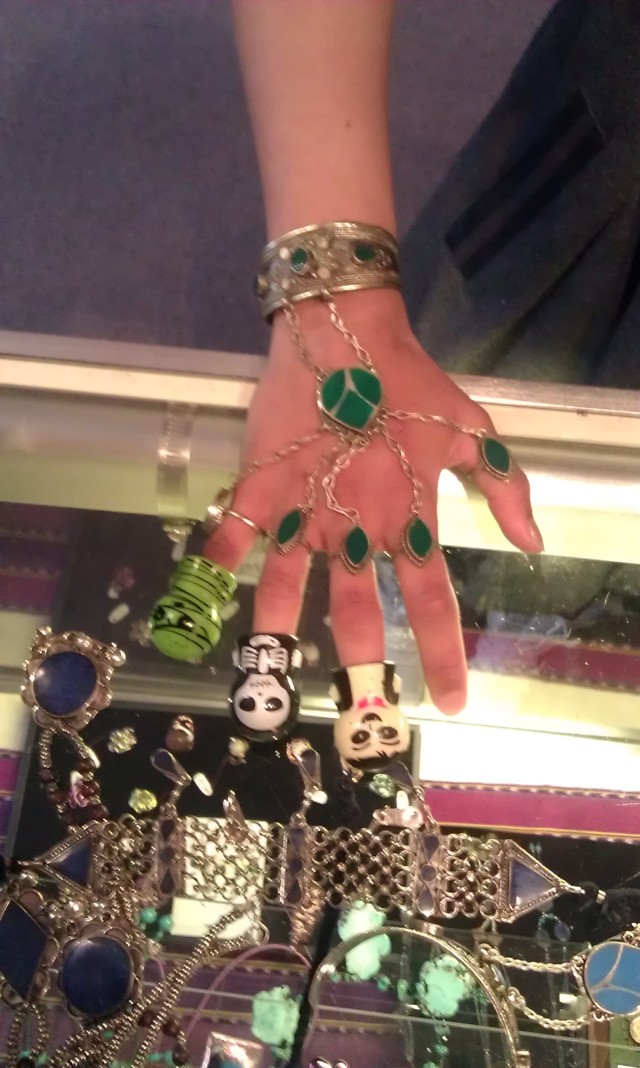 Slave Bracelet with Finger Puppets